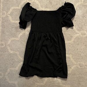 Elegant Black Off-Shoulder Dress